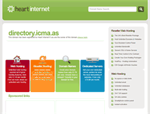 Tablet Screenshot of directory.icma.as