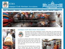 Tablet Screenshot of icma.com.bd