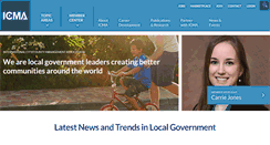 Desktop Screenshot of icma.org