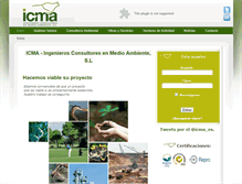 Tablet Screenshot of icma.es